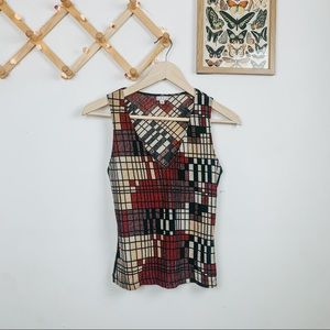 🌼 xoxo y2k sleeveless deep cut top NWOT 🌼